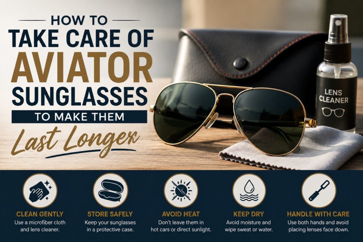 Care For Aviator Sunglasses