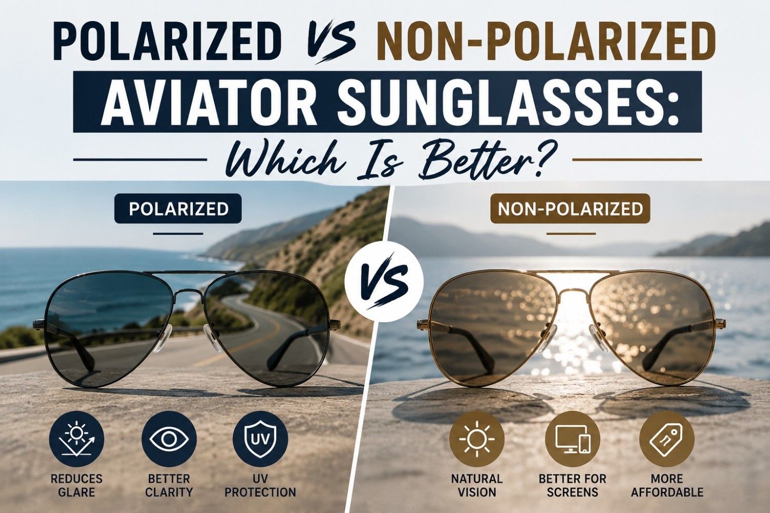 Polarized Vs Non-Polarized Aviator Sunglasses: Which Is Better?
