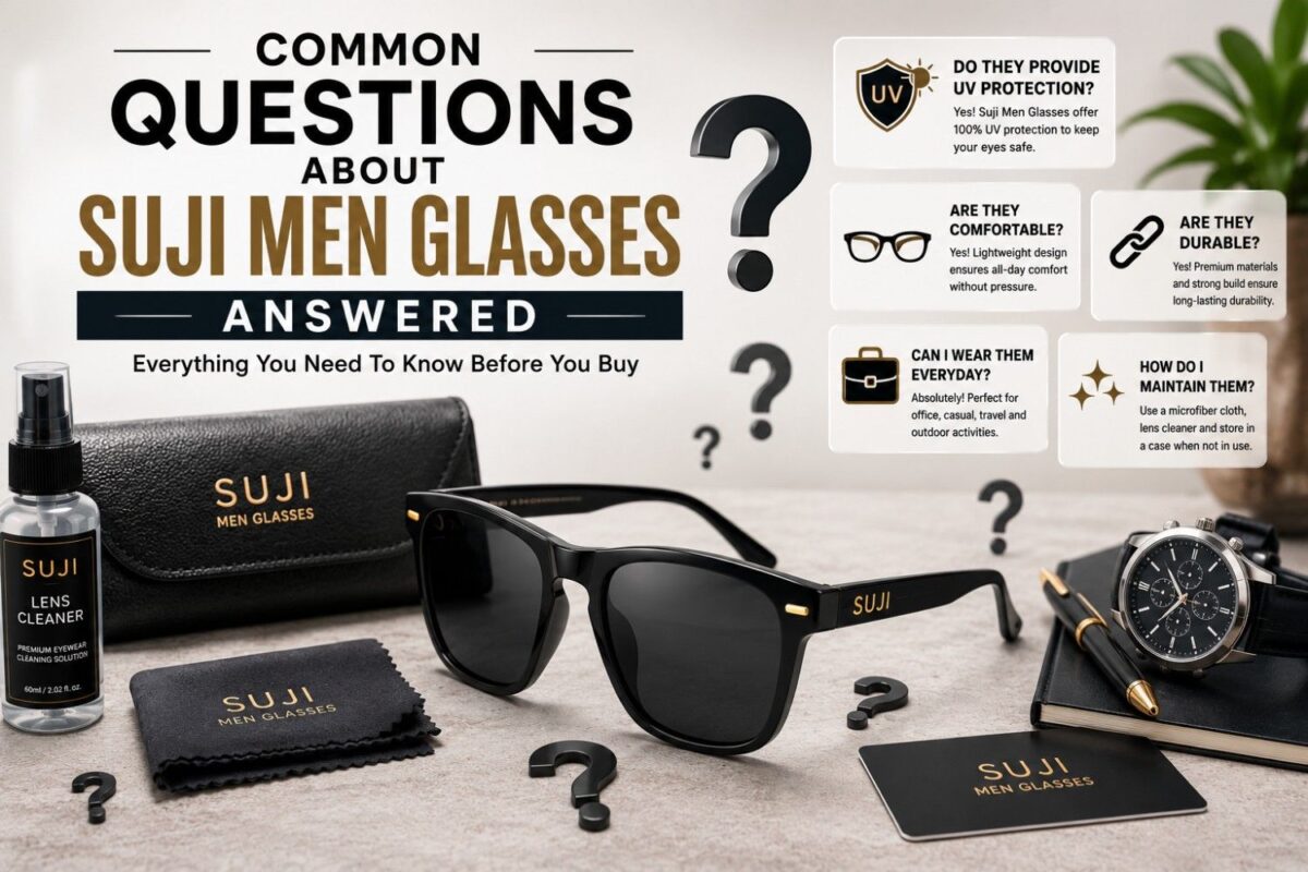 Questions About Suji Men Glasses