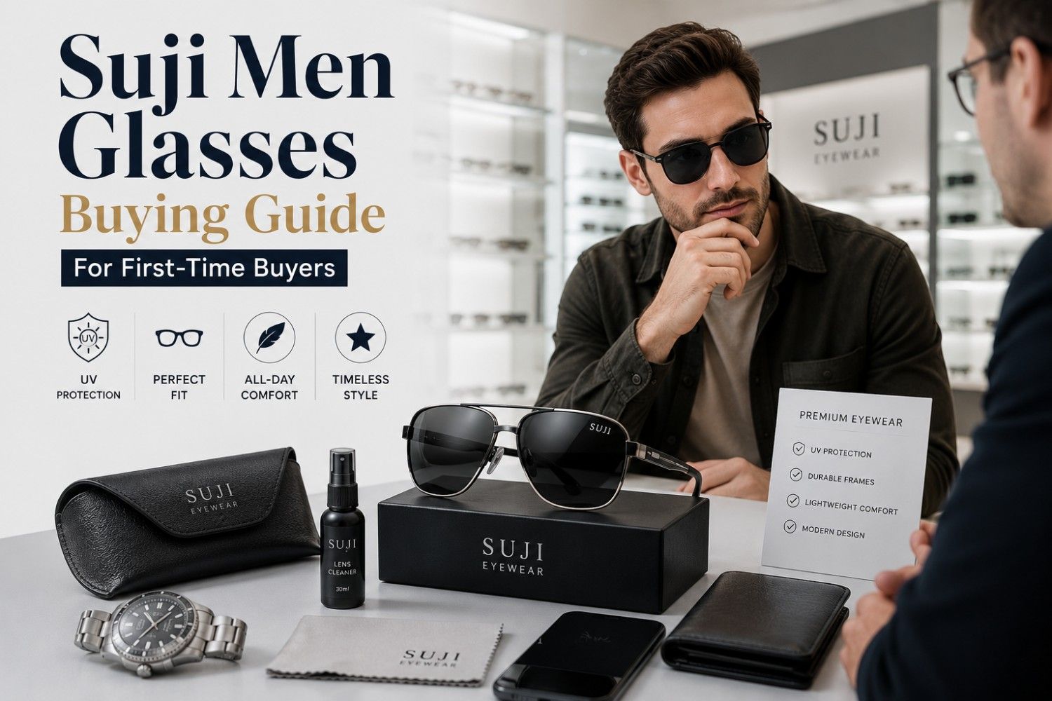 Suji Men Glasses Buying Guide